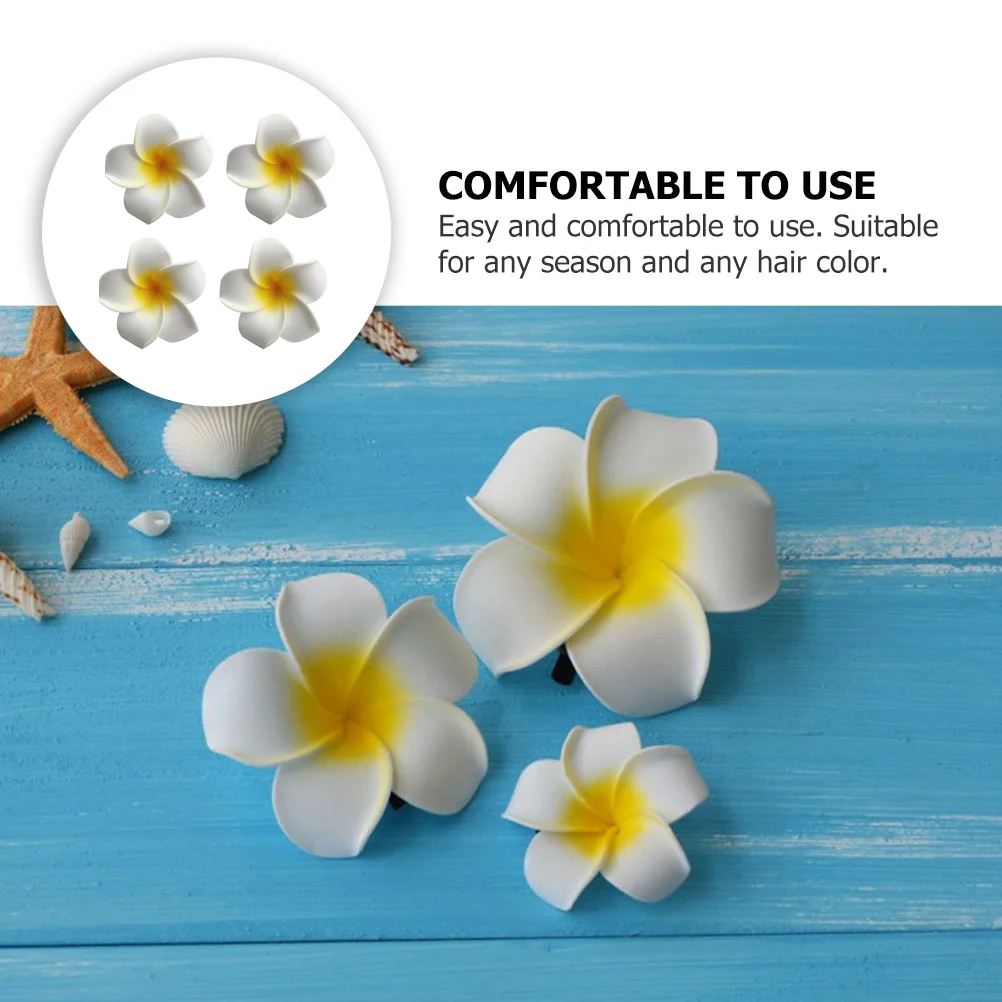 10 шт. заколки для волос девочек головной убор франжипани уникальная женская