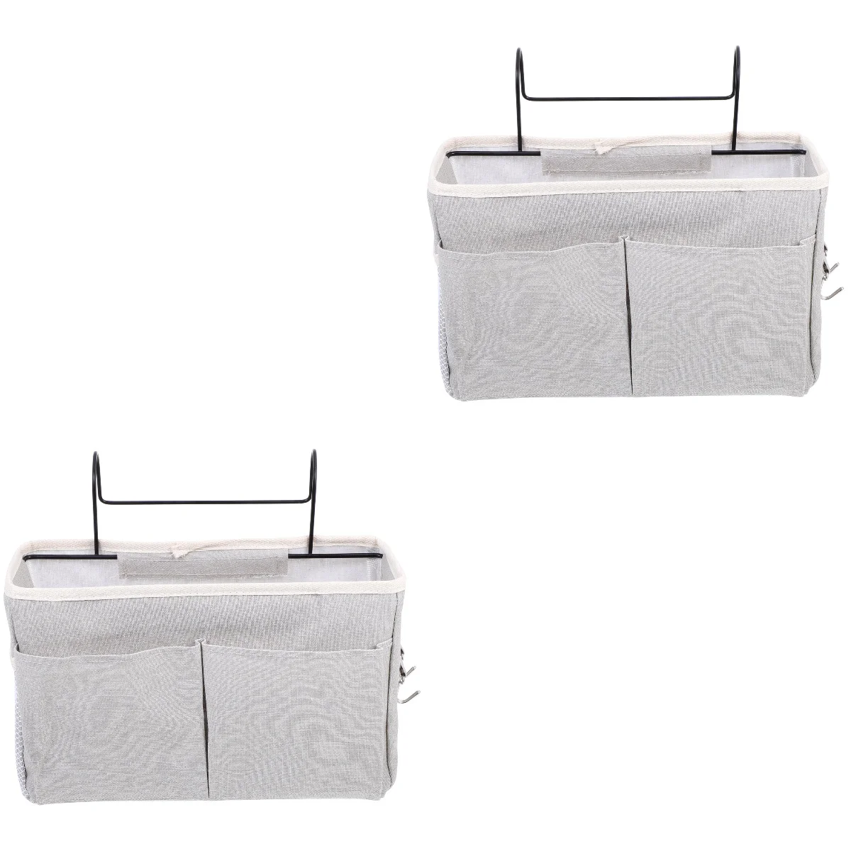 

Bedsidebed Storage Organizer Pocket Holdersundries Hanging Remotedorm Bunkpouch Basket Loft Tool Side Felt Cup Nightstand