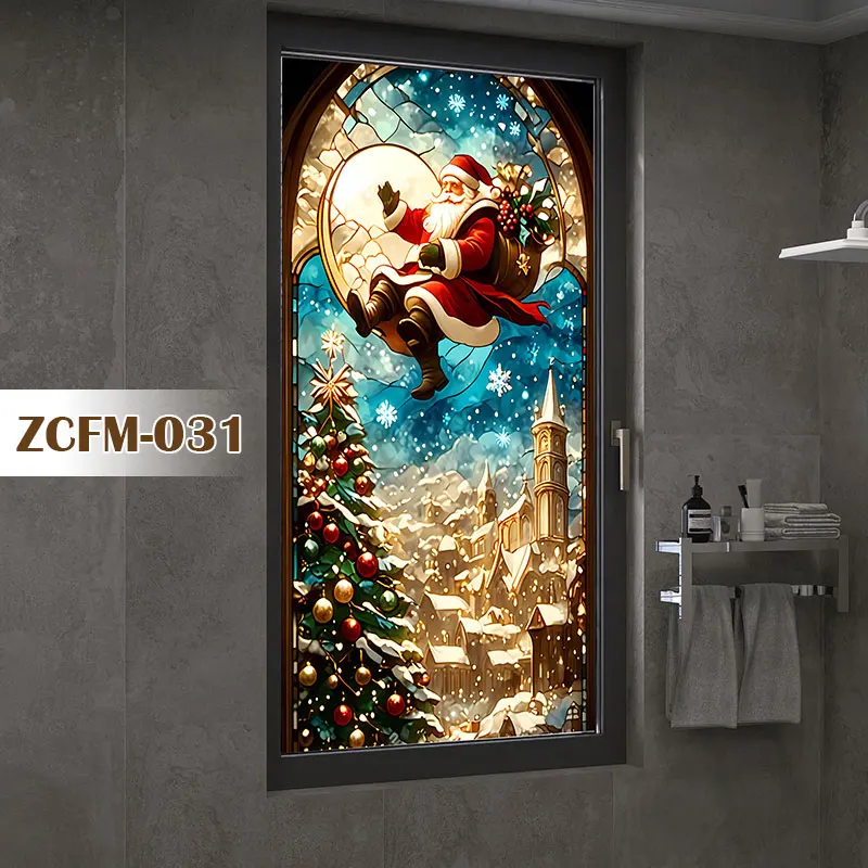 

Рождественский узор пленка для окон Magic Fix