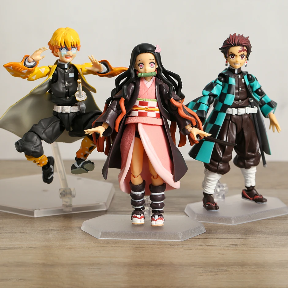 

Model Figural Figma Demon Slayer Zenitsu Agatsuma 522-DX Kamado Tanjiro 498-DX Nezuko 508-DX Figure Figurine Birthday Gift Doll