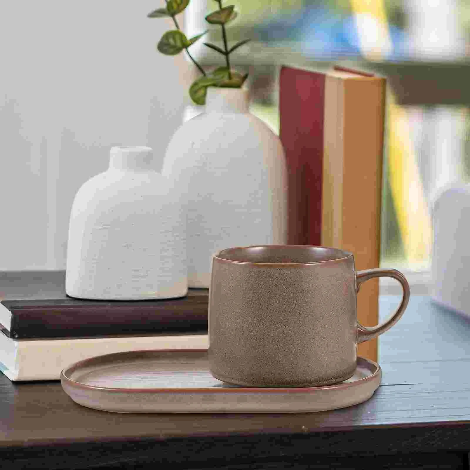 

Office Decor Ceramic Mug Breakfast Water Drinking Cartoon Small Milk Ceramics Coffee Cup