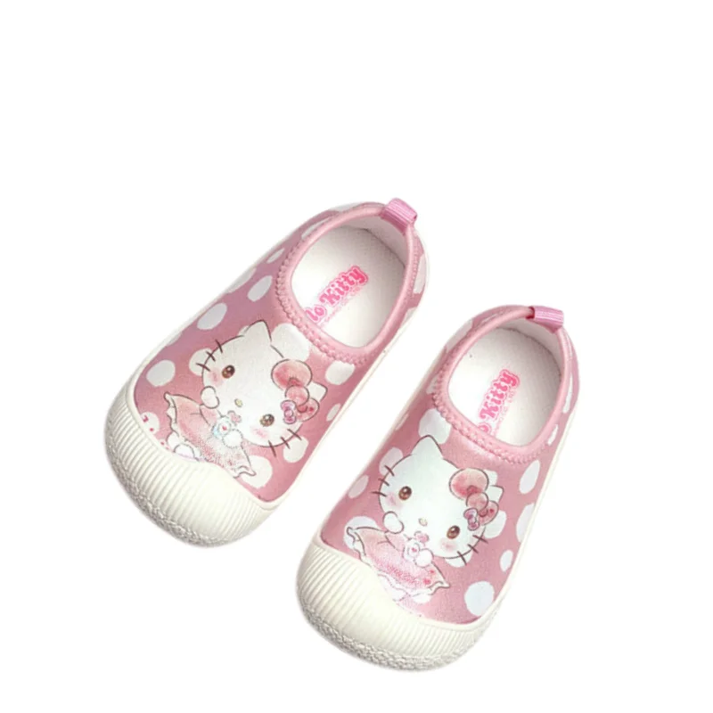 

Sanrio мультфильм Hello Kitty Kawaii милые детские индивидуальные маленькие девочки внутри и снаружи слипоны мягкая подошва детская обувь