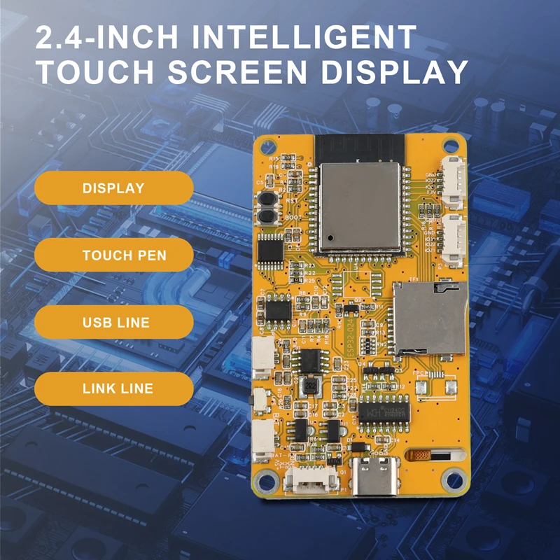 Макетная плата ESP32 LVGL с Wi-Fi и Bluetooth Диагональ экрана 2 4 дюймов умный дисплей x 320