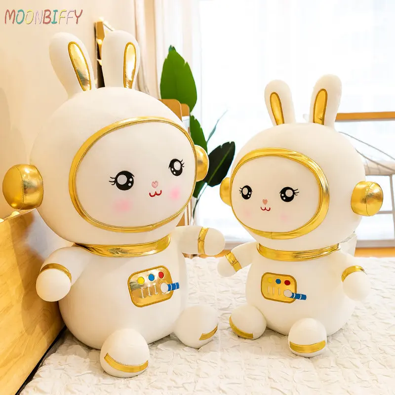 

Милый космический кролик, плюшевый милая мягкая ткань, мягкие игрушки в виде кролика, астронавта, домашний декор для детей, детские успокаив...