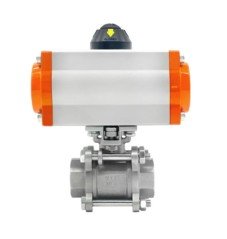 Q611F-16P Нержавеющая сталь 304 Санитарный DN 25 мм Внутренняя резьба двухсекционный