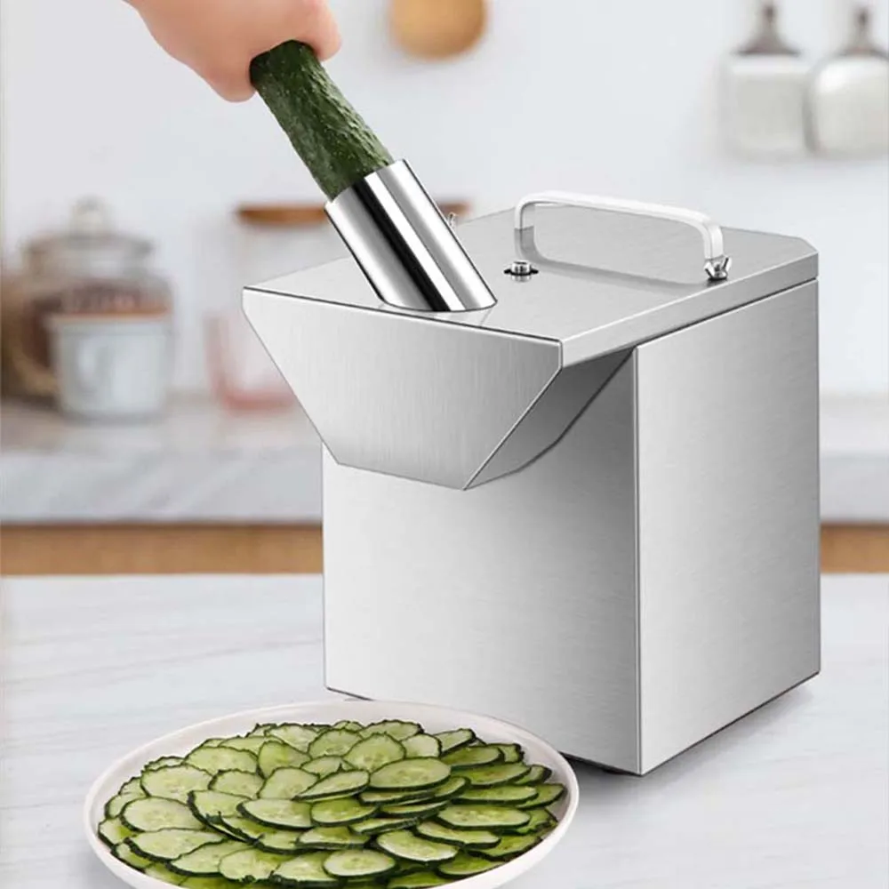 

Electric Slicer Household Multifunctional Commercial Fruit And Vegetable Stainless Steel Electric Slicer