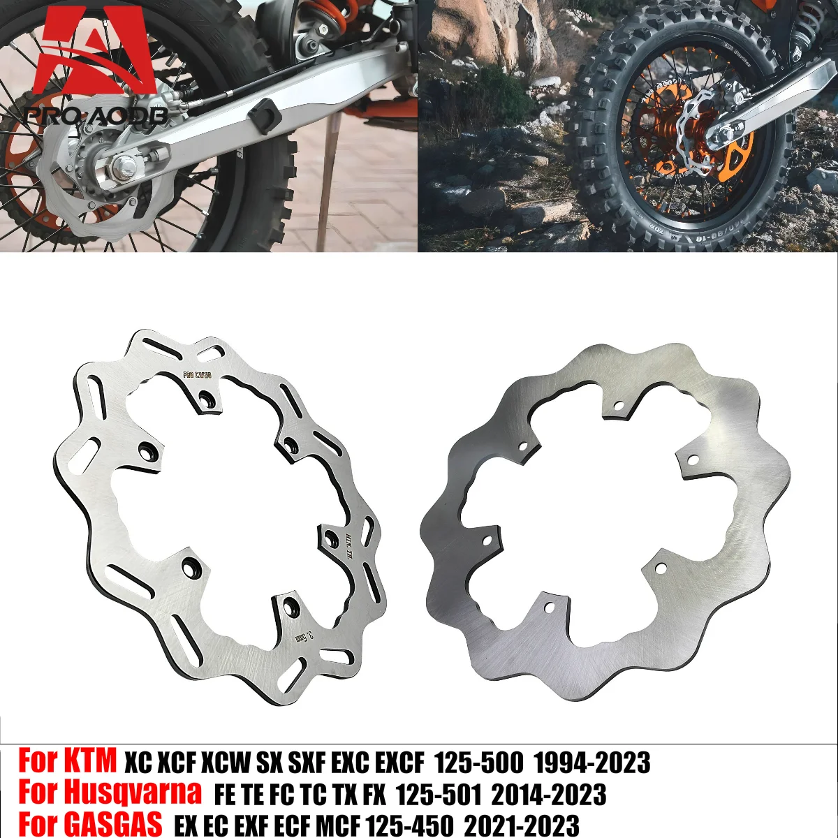 Для KTM EXC EXCF SX SXF XC XCW XCF Husqvarna FE TE FC TC TX FX 125-500 Надежный прочный мотоцикл Задний