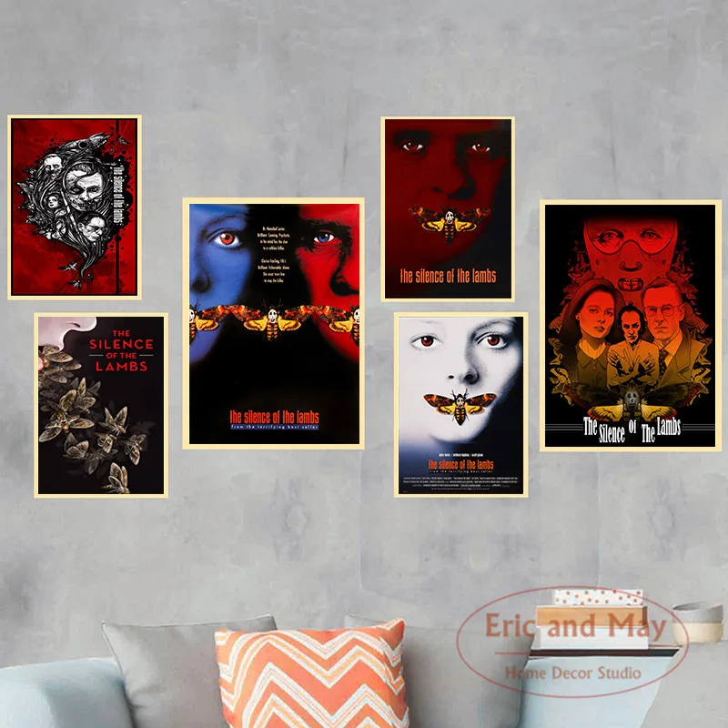 The Silence Of The Lambs Movie Comics Room Wall Art Painting Print Canvas Poster Pictures Home Decor