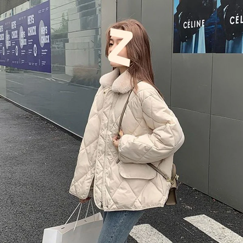 

New Women's 2023 Winter Versatile Short Jacket Down Cotton-Padded Coat