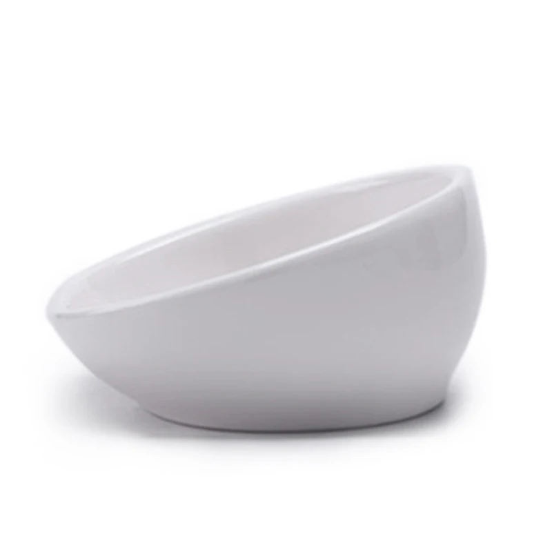 

Ceramic Large Pet Food Bowl Dog Bowl Dog Food Bowl Cat Bowl Pet Drinking Bowl Cat Water Bowl Pet Supplies Oblique Mouth Bowl