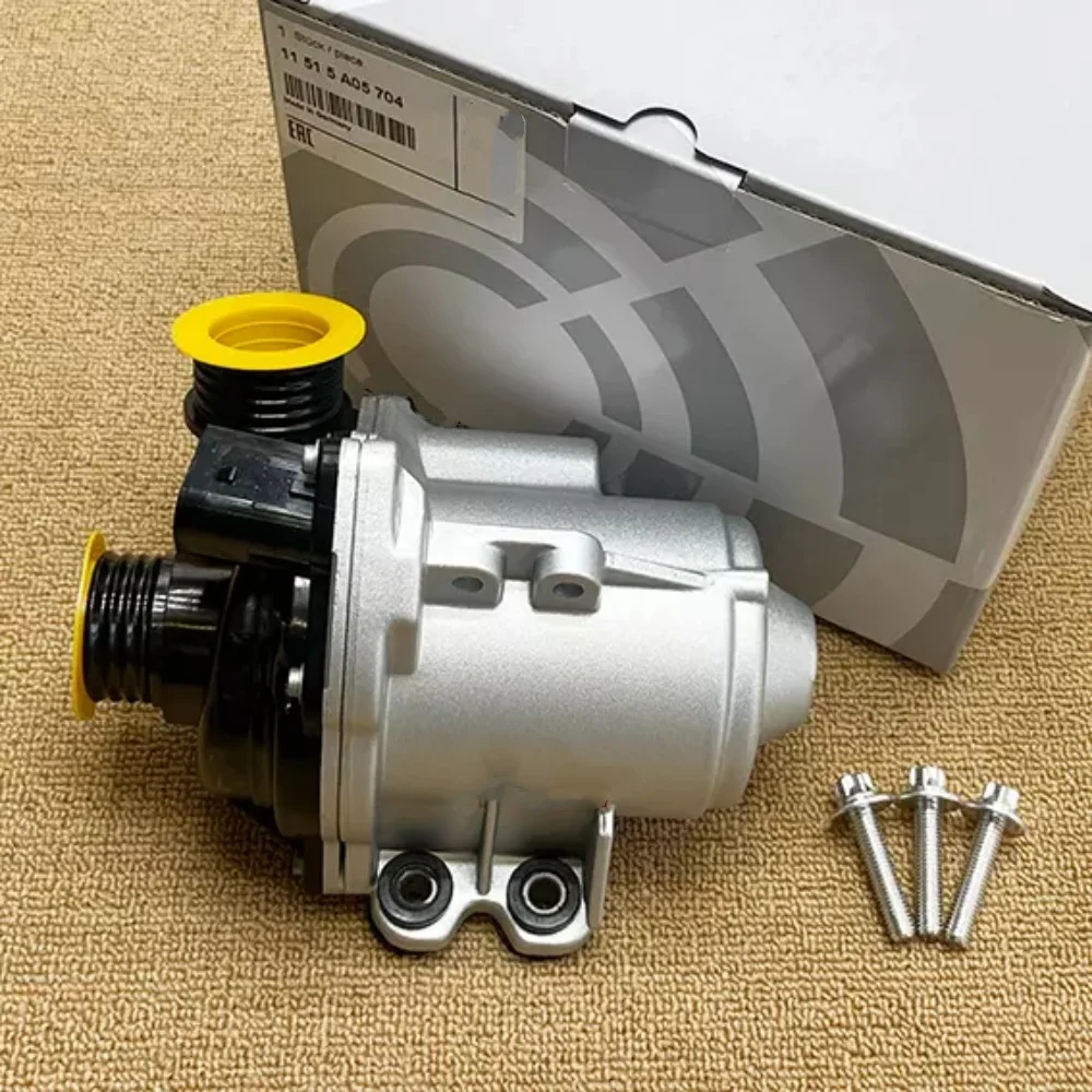 11515A05704 Новый электрический водяной насос двигателя с болтами для BMW E61 E82 E71 335i 535i X3
