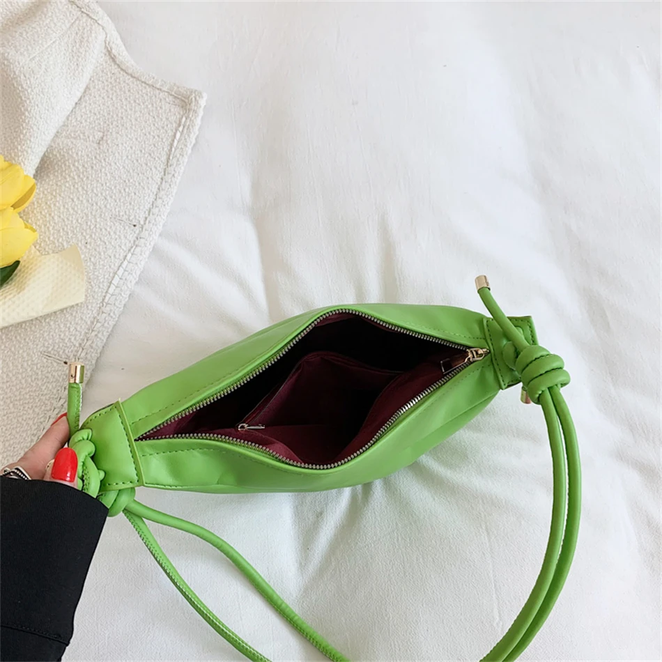 Женская сумка-хобо из мягкой кожи дизайнерская сумка через плечо лето 2022 - купить