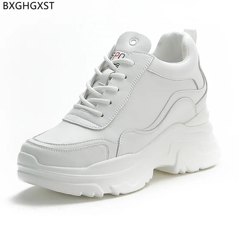 

Женские кроссовки на платформе, Женская Вулканизированная обувь, женская обувь для тренировок, женские массивные кроссовки, женская обувь