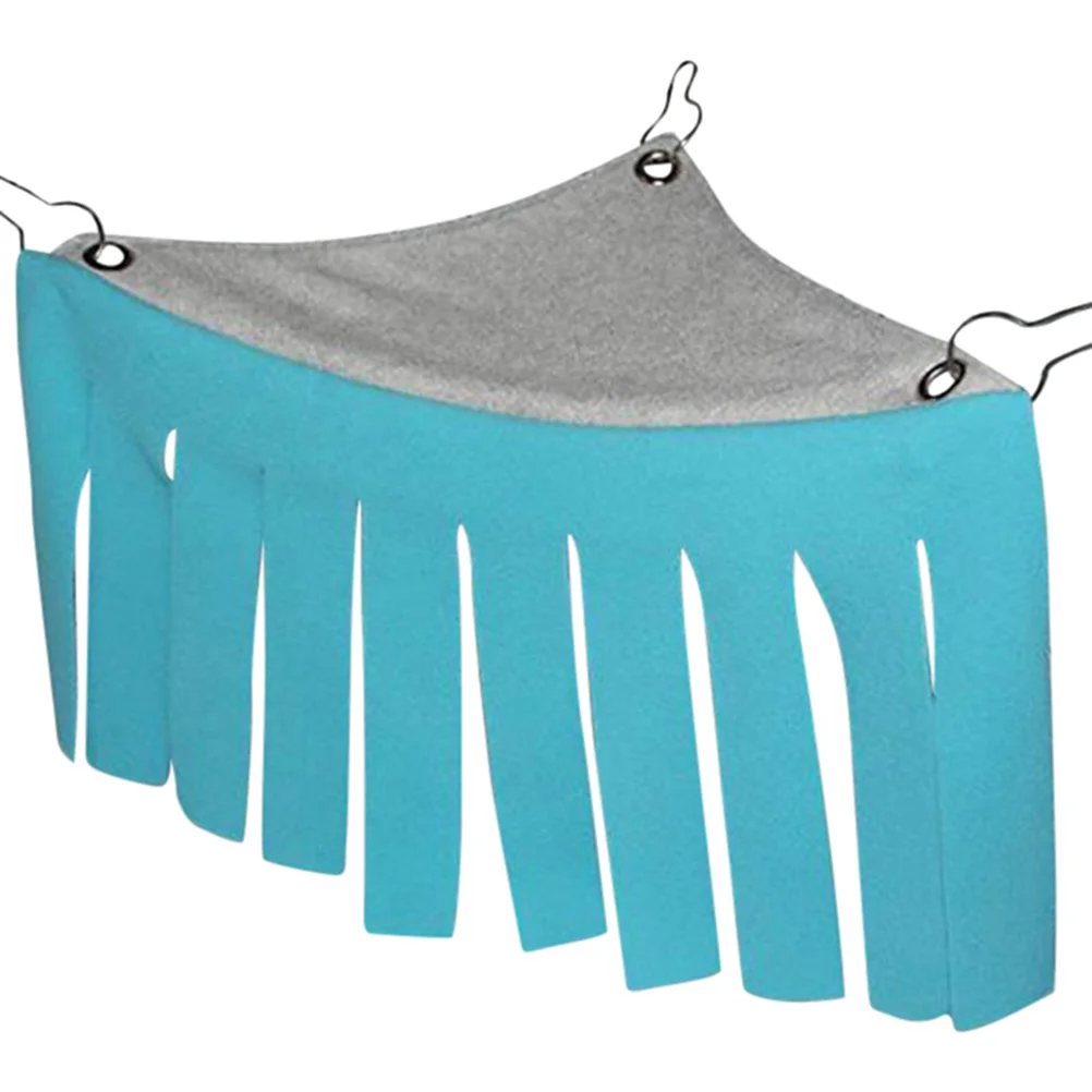 1 шт. палатка для хомяка коврик кровати угловая ткань занавеска с кисточками дом