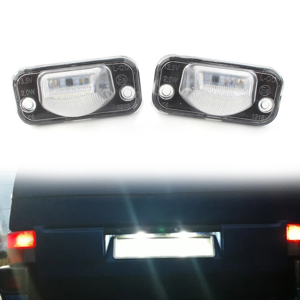 

2pcs Car License Plate Light 12V 3000K Lamp For T4 1990-2003 Transporter (TR) 1991-2000 LED License Plate Light