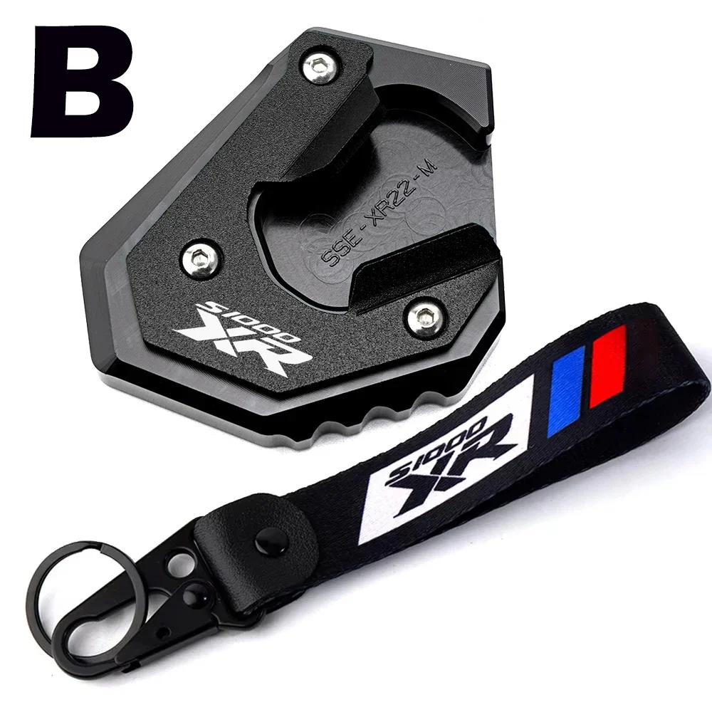 

Для BMW S1000XR S1000 XR 2017-2019 2020 2021 2022 2023 2024 Мотоциклетный брелок для ключей с ЧПУ Подставка-увеличитель Боковая подставка Pad S 1000 XR