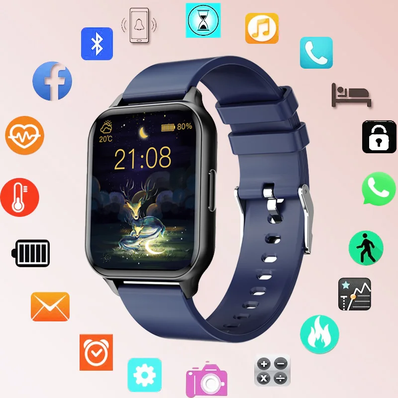 

H6 Smart Watch Men Full Touch Screen Sport Fitness Smartwatch Sleep Health Monitor Women Watch IP68 Waterproof For Android ios