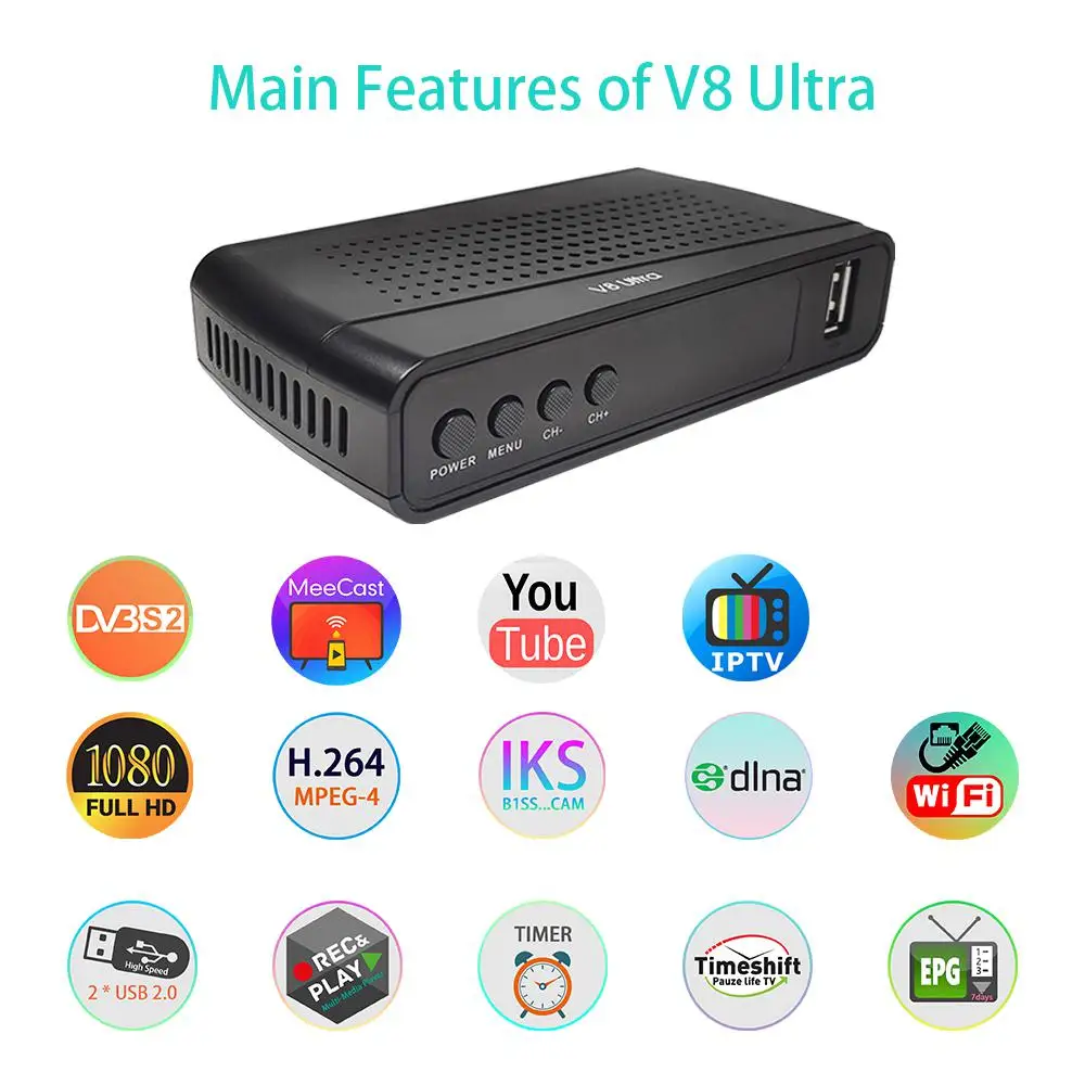 

Wifi Receptor Mirror Screen Adapter Dvb C S2 Dvb Usb Tv Tuner Satellite Decoder Tv Receiver Support Youtube Dvb S2 Receiver Hd