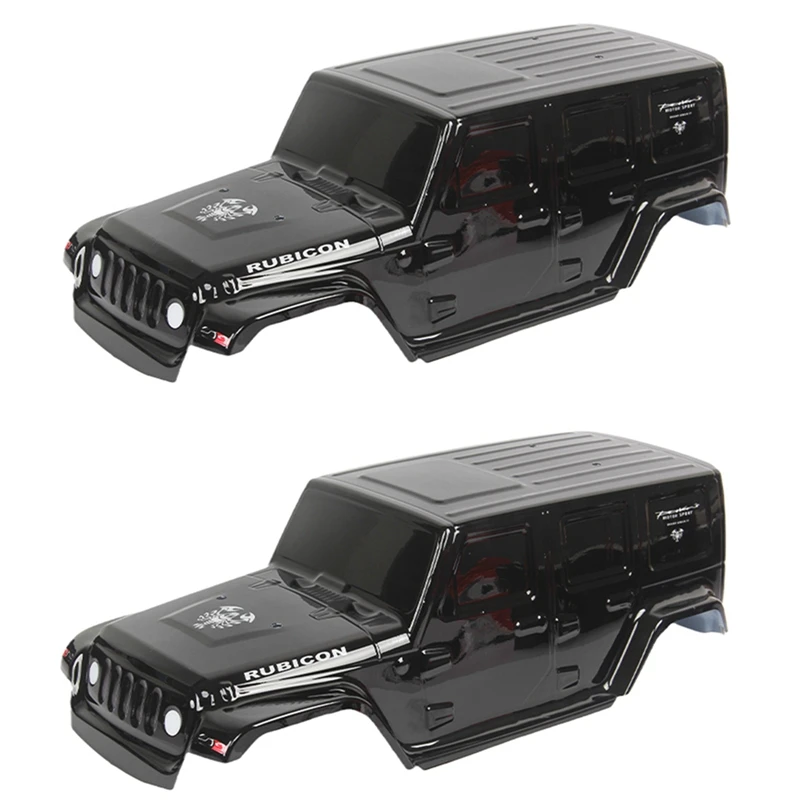 

2X 313Mm Wheelbase Body Car Shell For 1/10 RC Crawler Axial SCX10 & SCX10 II 90046 90047 Wrangler Upgrade Parts,1