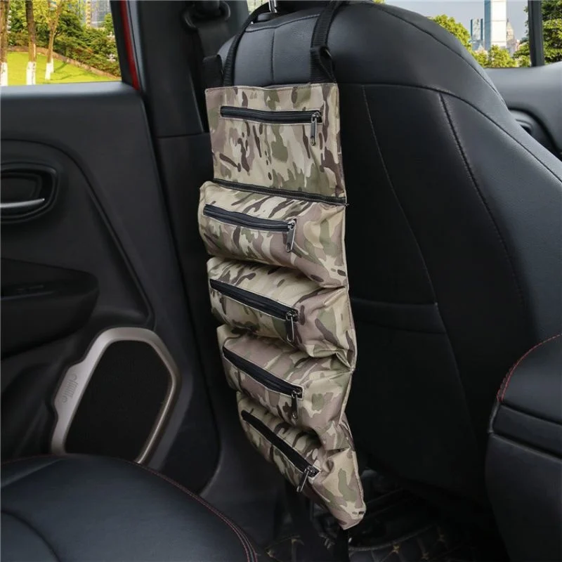 

Oxford cloth car storage bag, hanging storage bag, multifunctional hardware, four seasons general folding 2021 tool bag