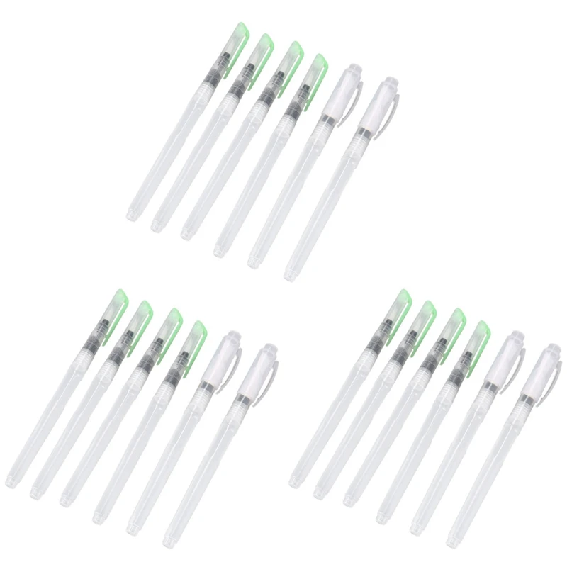 Water Coloring Brush Pens,Set Of 18 Watercolor Painting Brushes For Water Soluble Colored Pencils, Water Color Markers