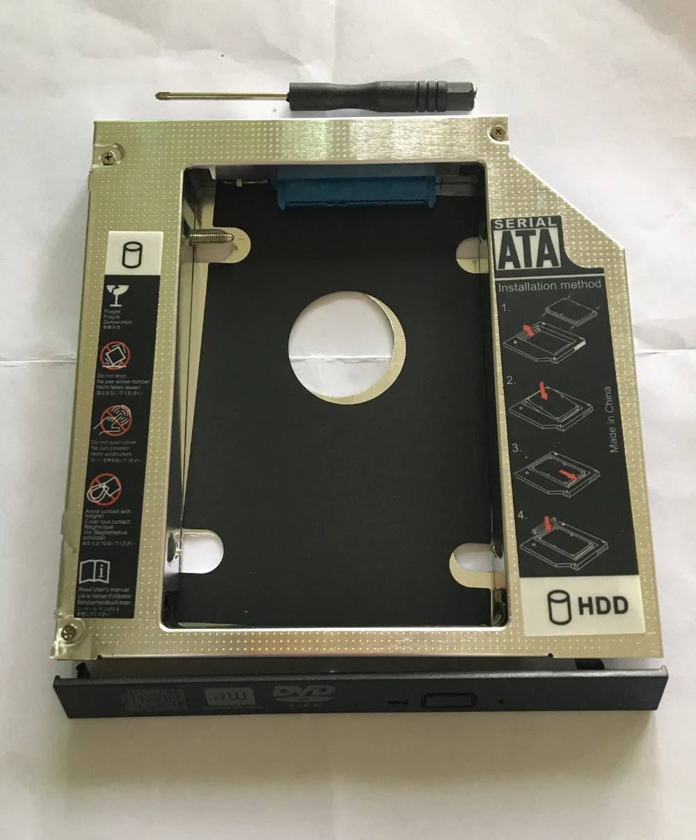 Новый 12 7 мм SATA 2nd SSD HDD Caddy для Acer Aspire 7730 7730g 7730z 7730zg 7750g жесткий диск - купить по