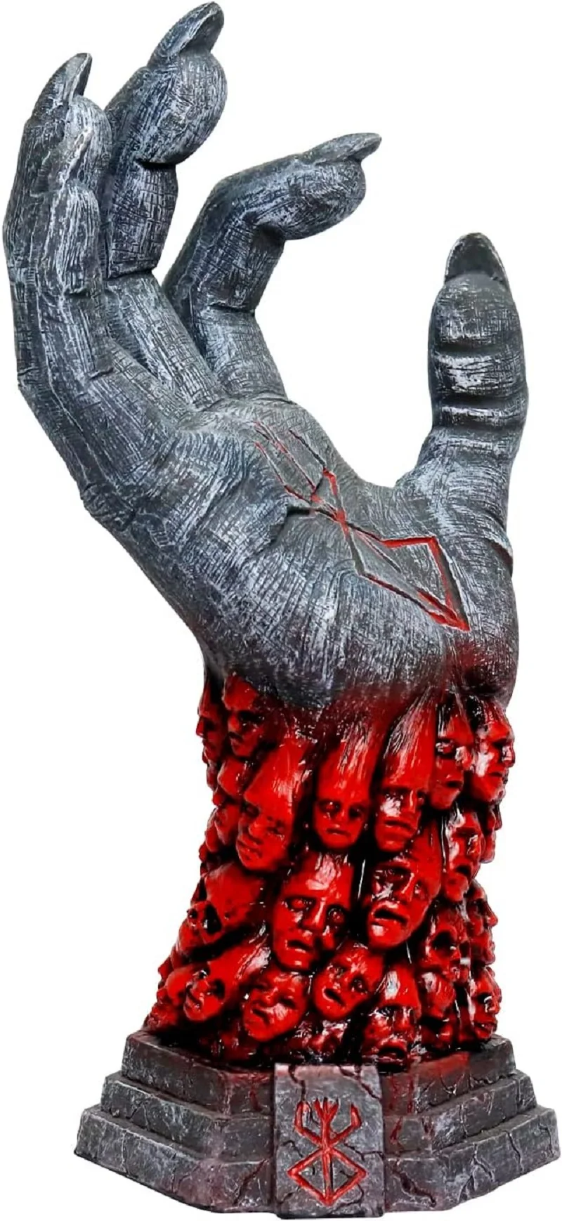 Статуя Берсерка Руны Скульптура Бог Берсеркер Дьявольская Рука Череп Правая