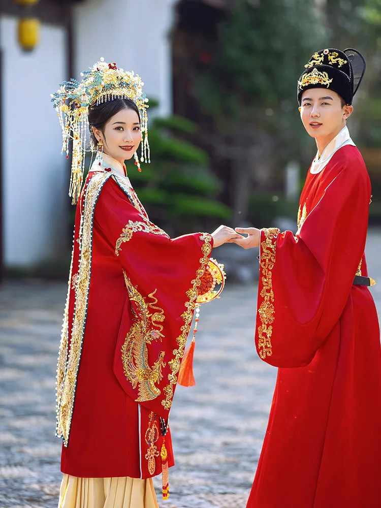 Ming Han Одежда Свадебная одежда 2024 Новое китайское платье невесты Тяжелая