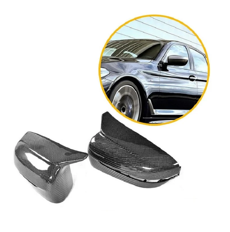 

Carbon Fiber Replacement Style Side Rear Mirror Cover Caps Fit For BMW 5 Series G30 G31 LHD RHD 2017-up