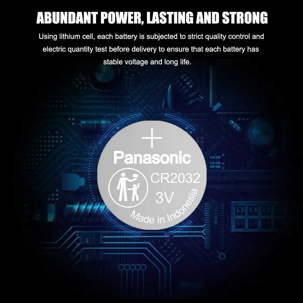 PANASONIC 2020 Акция распродажа 500 шт. 3 в CR2032 CR 2032 часы батарейки Кнопка монеты пила