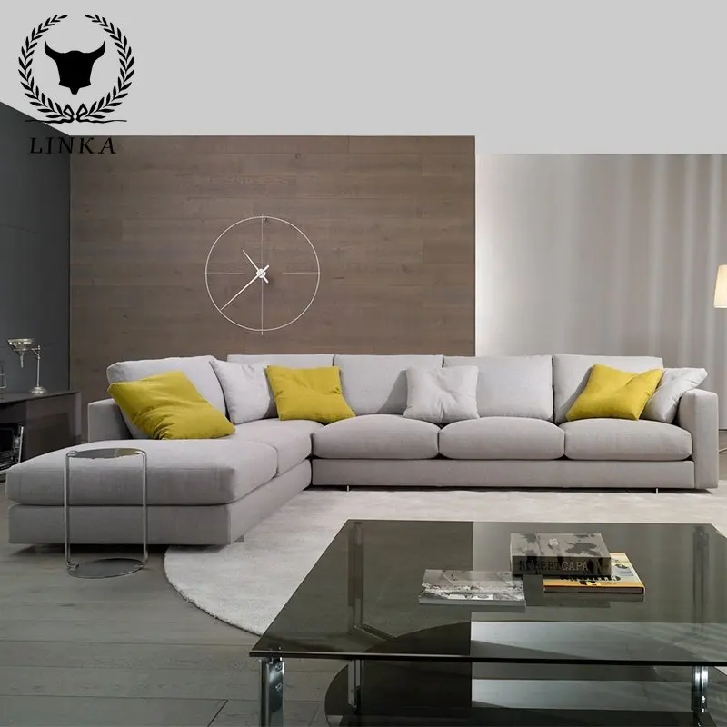 

Модульный диван в современном стиле, тканевый секционный L-образный диван для гостиной, набор диванов, домашняя мебель