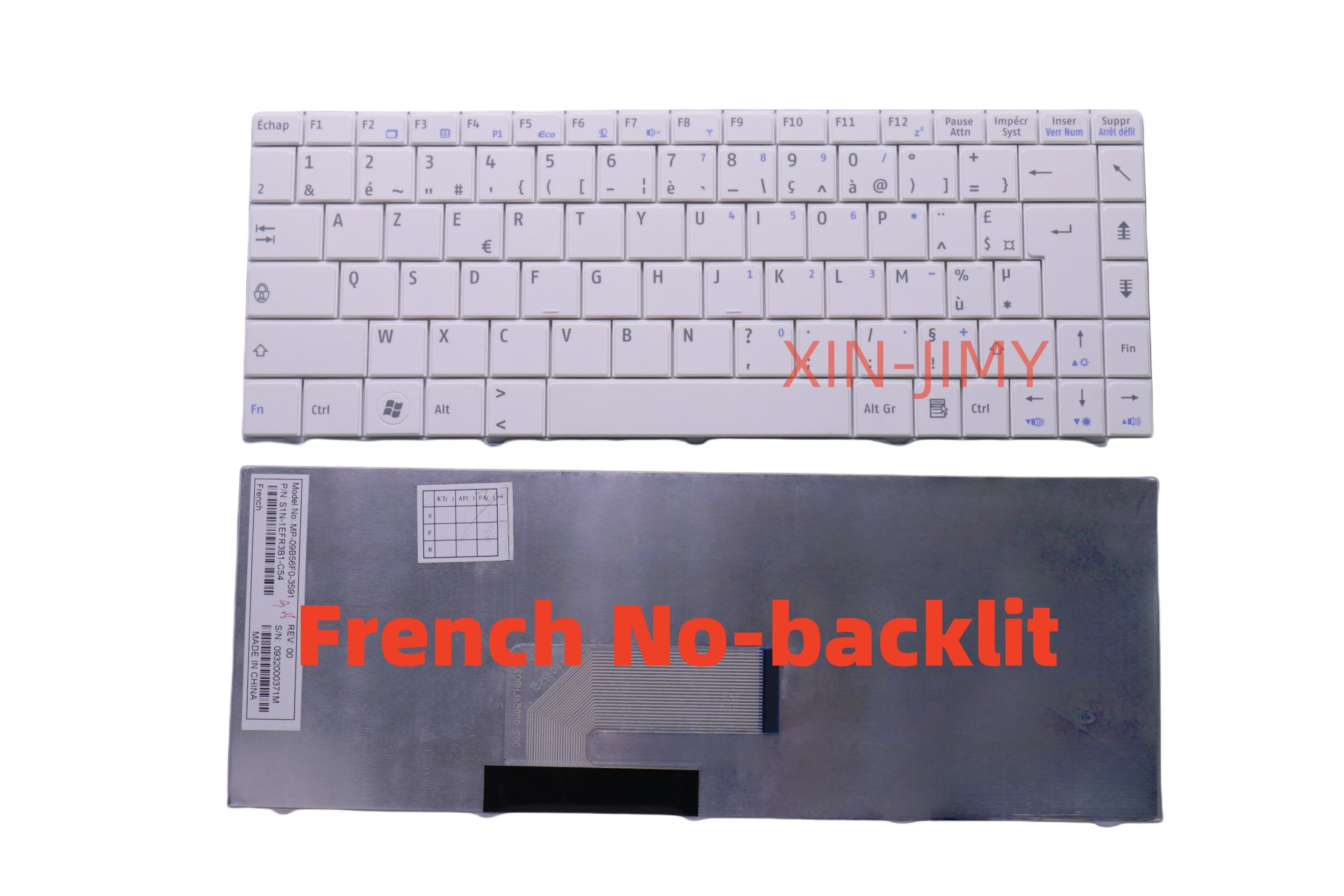 Фото Французская клавиатура для ноутбука MSI CR41 CR42 CR400 CR420 CR430 CR460 CX420 CX460 CX480 X350 X370 X400 X420 GE40 FX400 FX420 белый №1