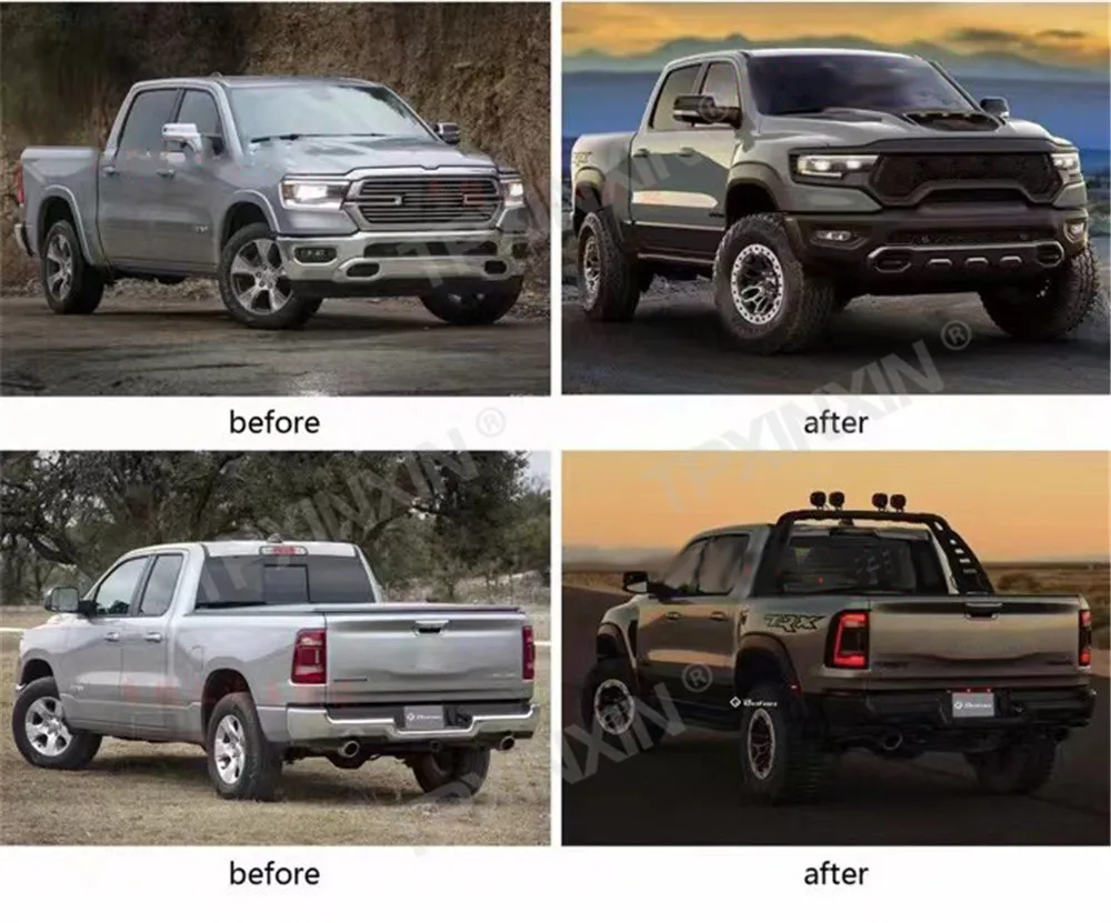 Комплекты кузова автомобиля для Dodge RAM 1500 обновленный комплект TRX Tyrannosaurus Rex