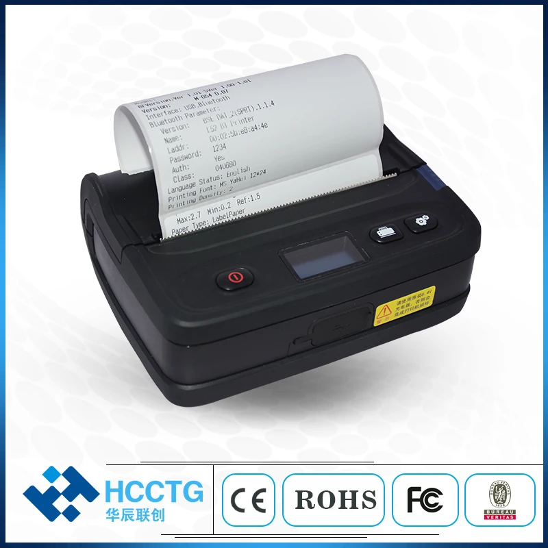 

HCC-L51 этикетка + термобумага 4 дюйма Android Портативный 112 мм Мобильный bluetooth чековый термопринтер