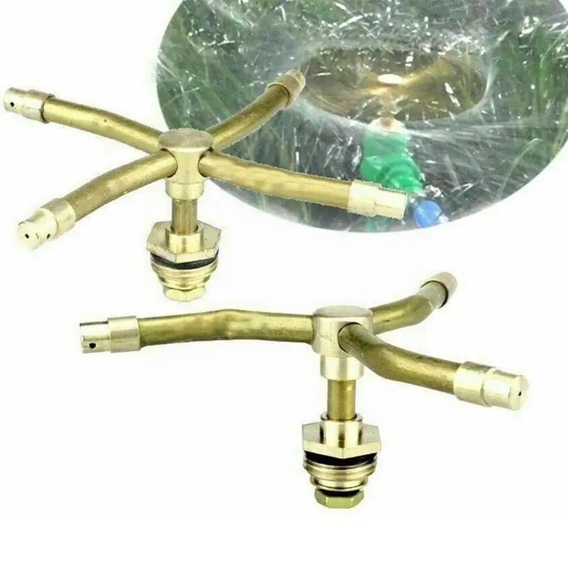 

360 Degree Rotation Lawn Watering Sprinklers Brass Material Micro-sprinkler 3 Atomizing Model L9k2