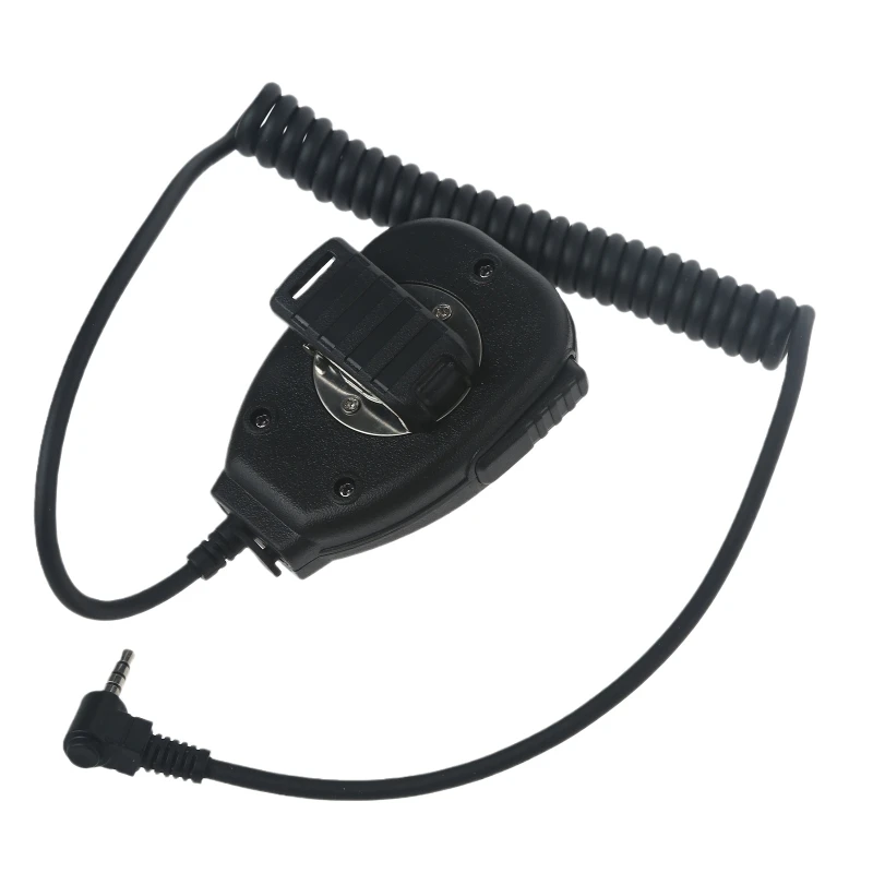 black 3 5mm hand microphone with indicator compatible for baofeng bf t1 bf t8 uv 3r microphone free global shipping