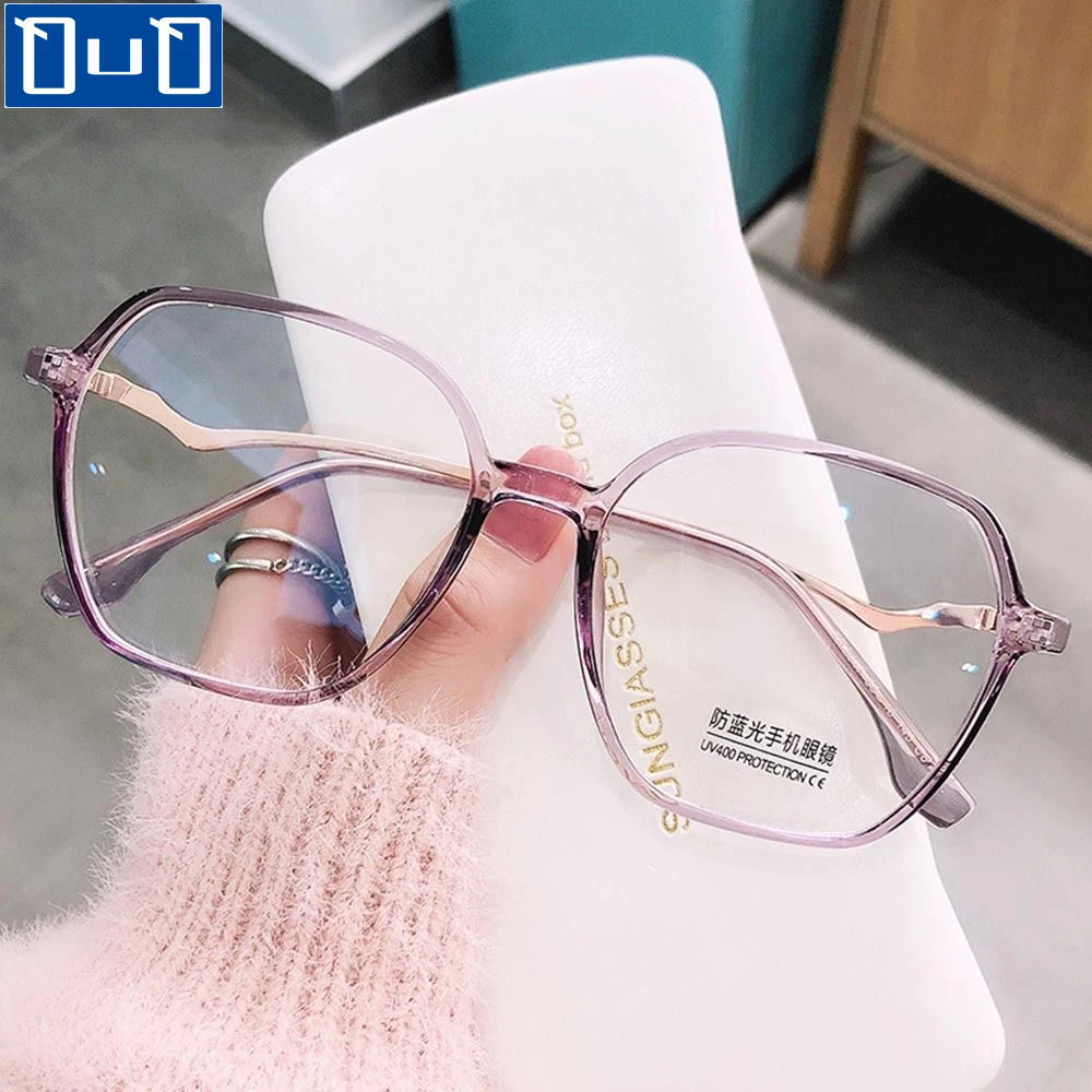 

Модные очки Qutzzmnd с защитой от синего света, прозрачные градиентные очки с квадратной оправой, очки для защиты глаз, офисные компьютерные очк...