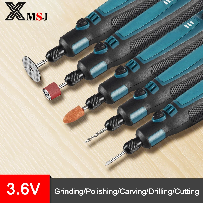 High Speed Cordless Electric Grinder Drill Set 3.6V Mini Powerful Engraving Pen Rechargeable Battery Electric Rotary Carve Tool