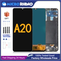 6 4 original display for samsung galaxy a20 a205f a205fn a205w a205u a205s a205 lcd with touch screen digitizer assembly