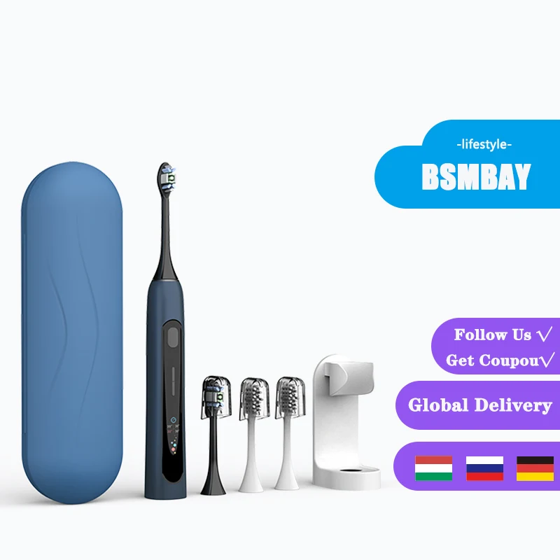 

V2 Sonic LCD Rechargeable Intelligent Adult Electric Toothbrush