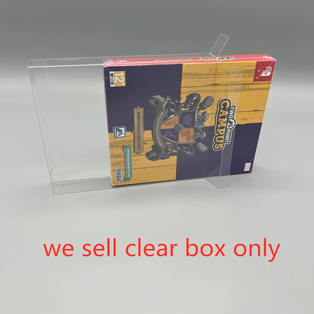 PET Box Protector For Streets of Rage 4 Collect Boxes For Switch NS Game Case Shell Clear Display Cases For Japanese version