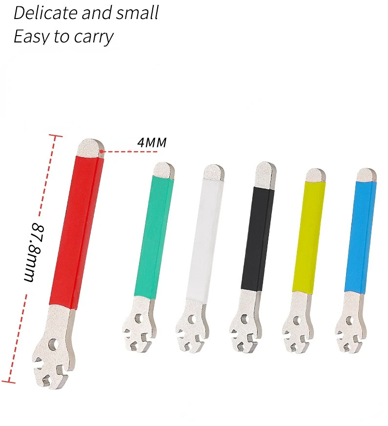 

1pcs Color Bicycle Spoke Wrench Stainless Steel Anti-skid Wheel Set Coil Adjustment Correction Bicycle Repair Tool