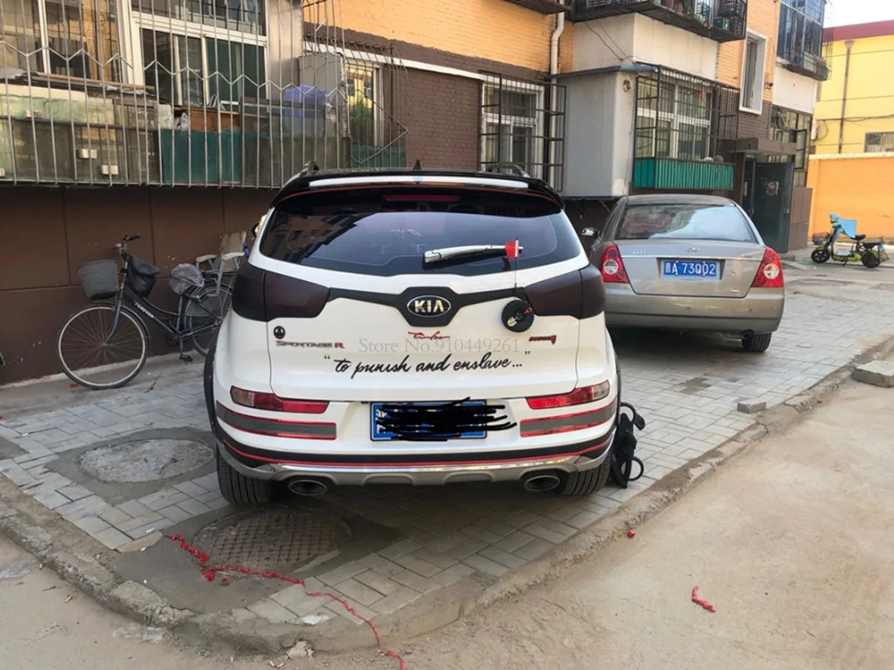 

Задний спойлер Неокрашенный из АБС-пластика для Kia Sportage R 2011 2012 2013 2014 2015