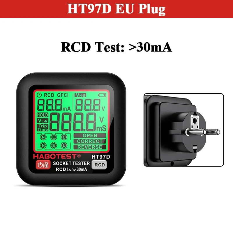 

Профессиональный тестер розеток EU/UK/US