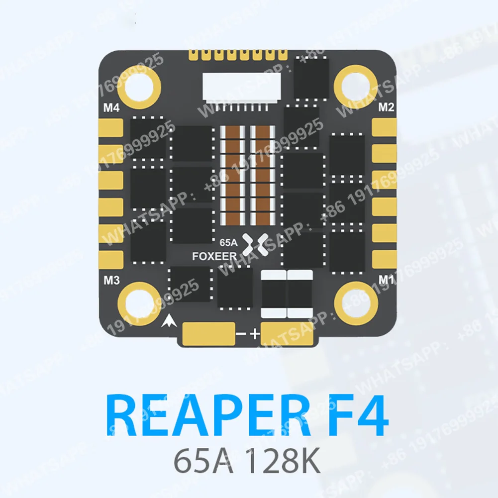 Фото Foxeer Reaper F4 128k 65a 30x30мм Blheli32 4in1 Бесколлекторный ESC 3-8S Dshot1200 №1