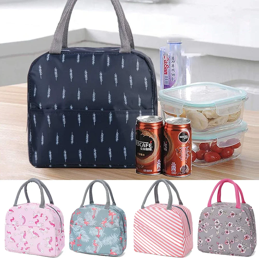 

Термальные сумки для ланча, холщовая обеденная сумка для пикника, дорожная коробка для завтрака, школьная удобная сумка для ланча для детей, сумка-тоут для еды
