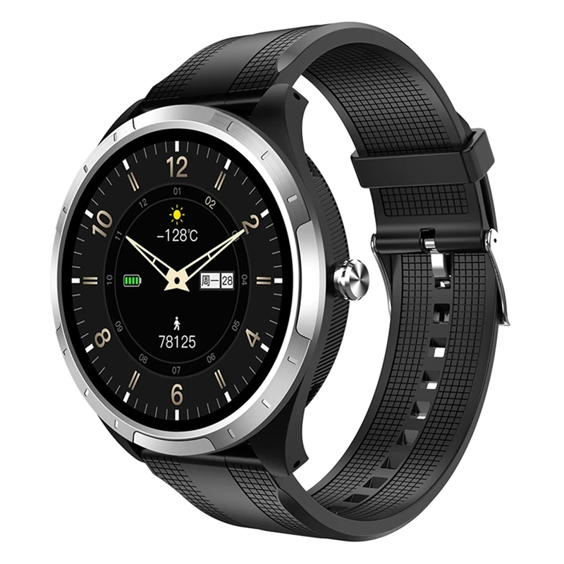 

Smart Press Screen Watch, 24 Hours Dynamic Detection Of Blood Pressure, ECG, IP67 Waterproof Smart Watch