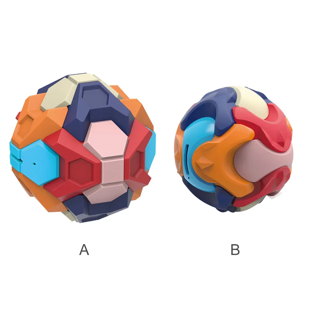 Durable Detachable Assembly Ball Toy Plastic Piggy Bank For Kids 3D Saving Pot Building Block Game Funny Ornament DIY Box | Игрушки и