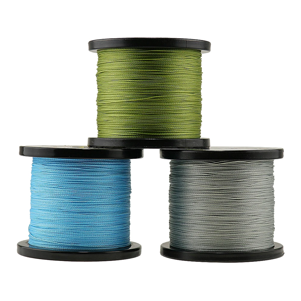 

saltwater ice pe braided line 1500M 2000M strong long line sea fishing 4 strands multifilament green grey multicolor 6-100LBS