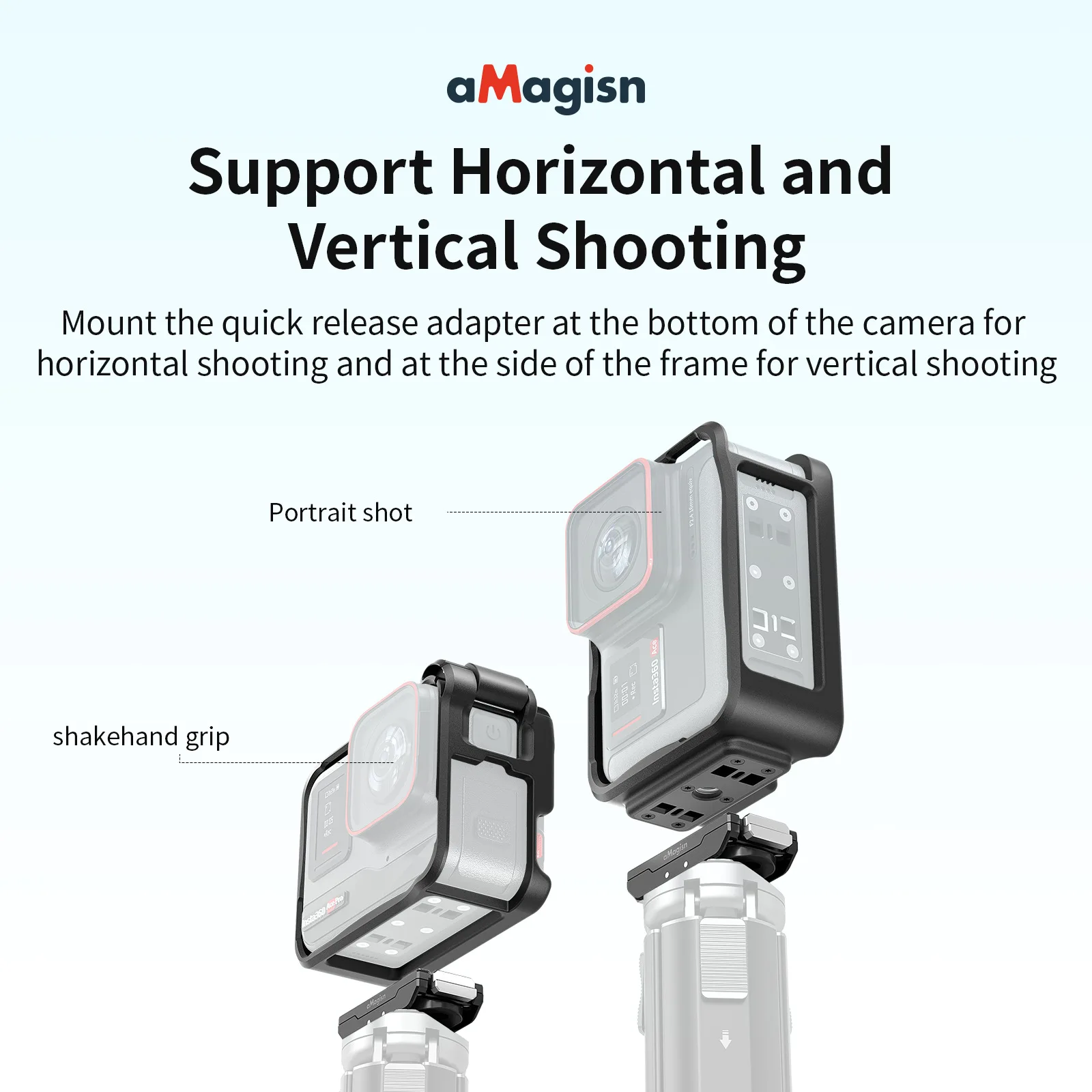 AMagisn горизонтально-вертикальная защитная рамка из АБС-пластика аксессуар для